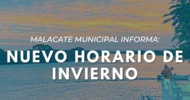 Nuevo Horario del Malacate Municipal