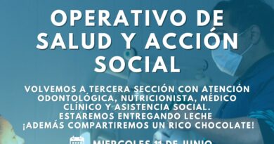 ¡Nuevo Operativo de Salud y Acción Social!
