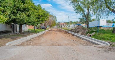 Obra de Enripiado en la calle Rebechi