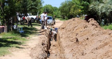 Extensión de la Red Cloacal por calle Las Palmeras