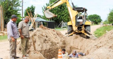 Inicio de obra de Red Cloacal