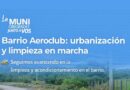 Comenzó la urbanización y limpieza en el Barrio Aeroclub