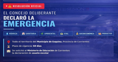 EMERGENCIA DECLARADA EN ESQUINA 🚨