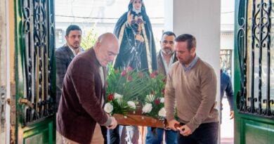 Recibimos a nuestra Santa Patrona en la Municipalidad